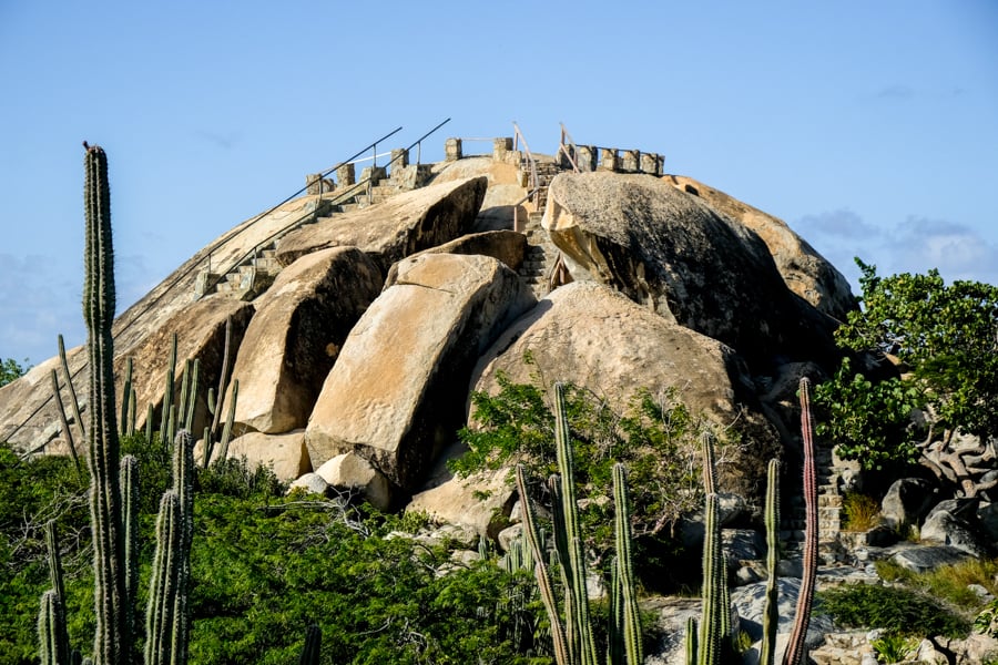 Best Hikes In Aruba Family Friendly Hiking Trails Casibari Rock Formation