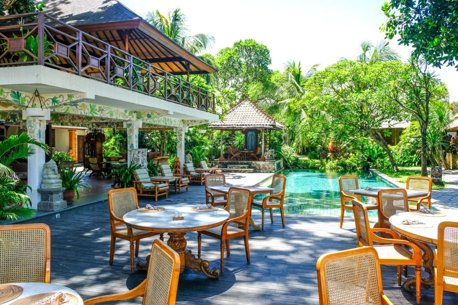 Sanur beach restaurant