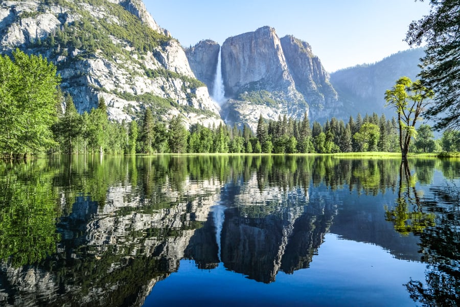 Yosemite Falls Reflection One Day Itinerary National Park