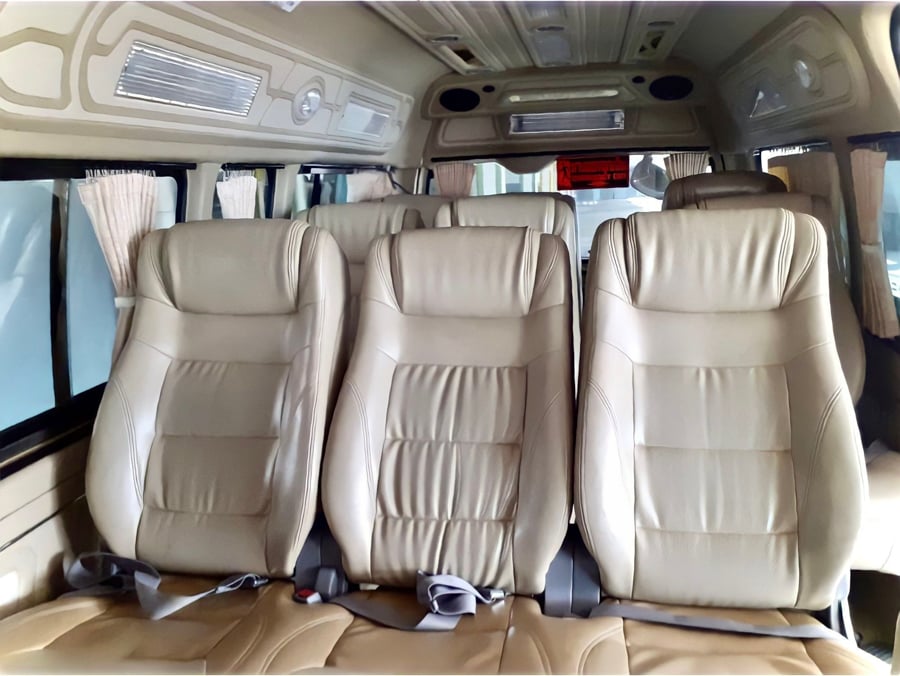 Van seats inside