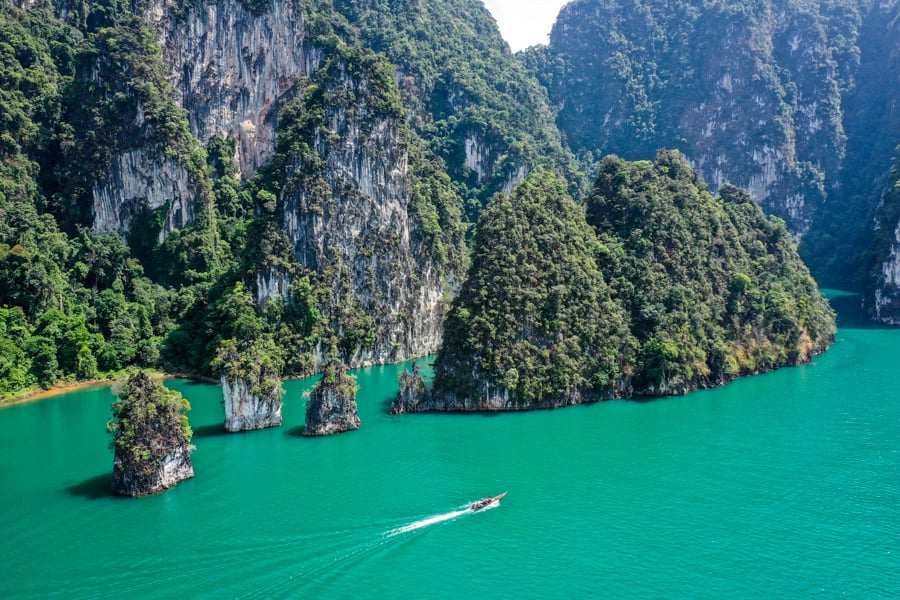 Drone Khao Sok National Park Thailand