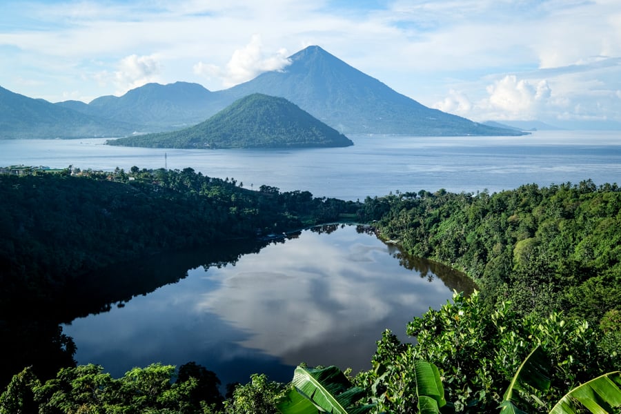 Ternate Island Ngade Lake Maluku Indonesia