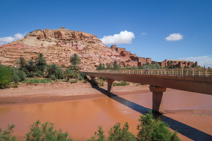 Bridge across the river at Ait Ben Haddou