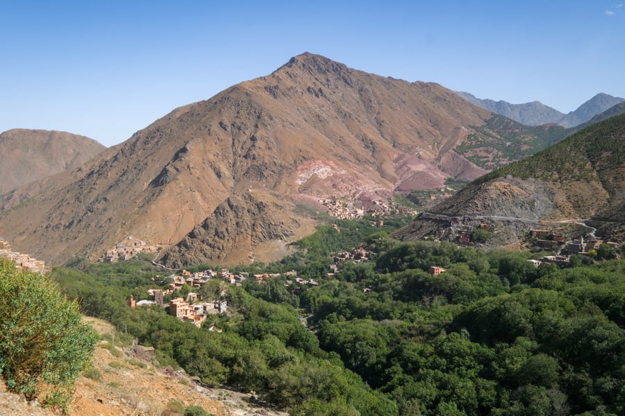 Imlil village in the Atlas Mountains