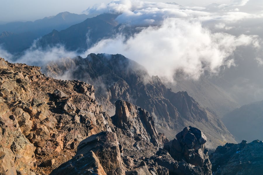 Mount Toubkal Hike Summit Atlas Mountains Morocco