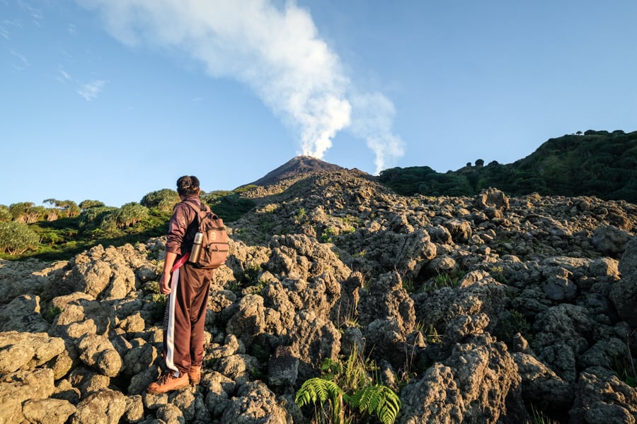 Mount Karangetang Volcano Hike In Siau Island Sulawesi Indonesia