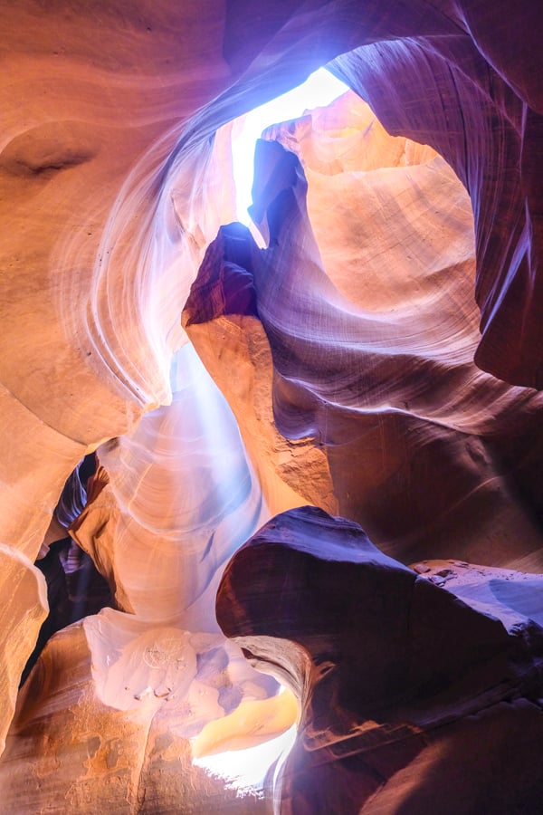 Chambers in the Upper Antelope Canyon