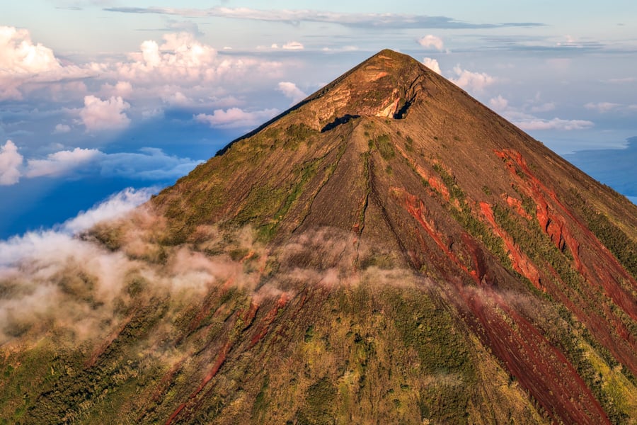 Mount Inerie Volcano Drone