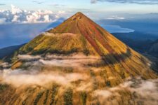 Climbing Mount Inerie Volcano In Flores, Indonesia