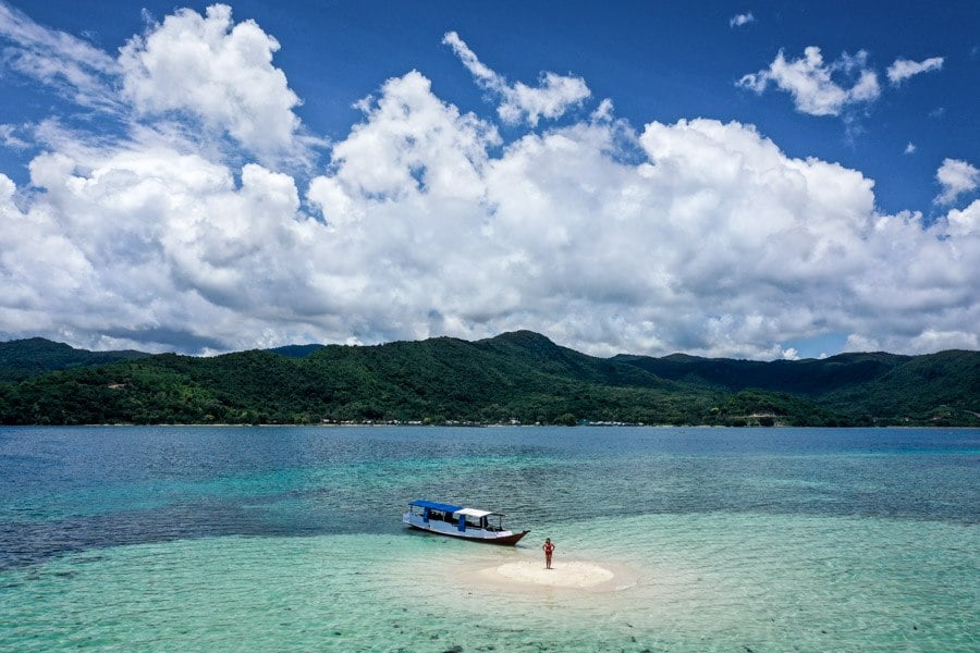Pasir Timbul Sandbar Drone
