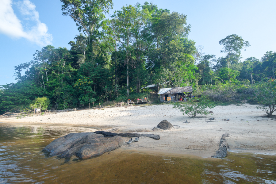 River camp at Kasikasima