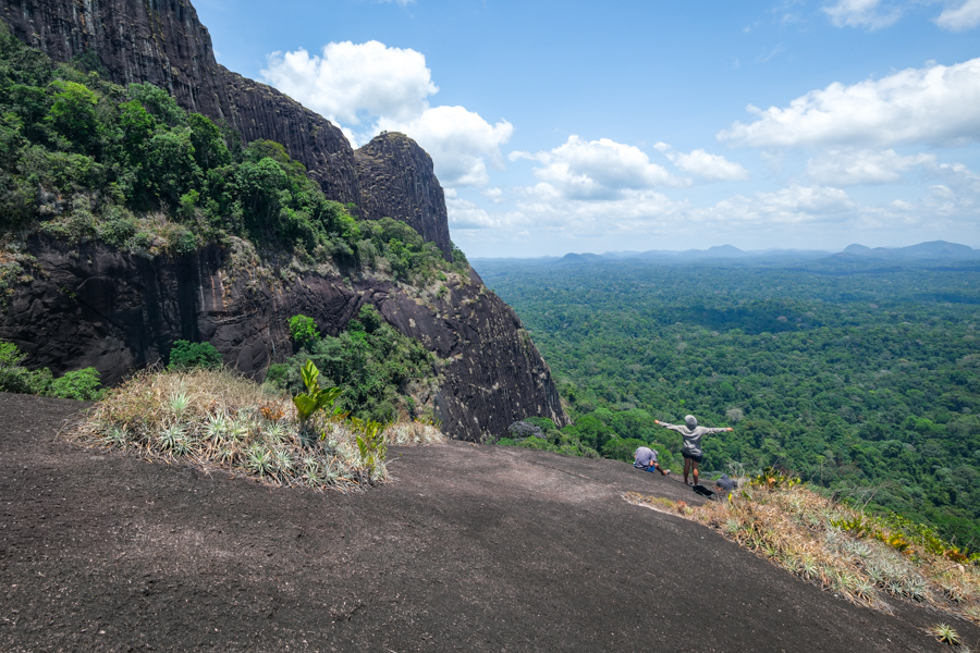 Views over the jungle canopy at the summit