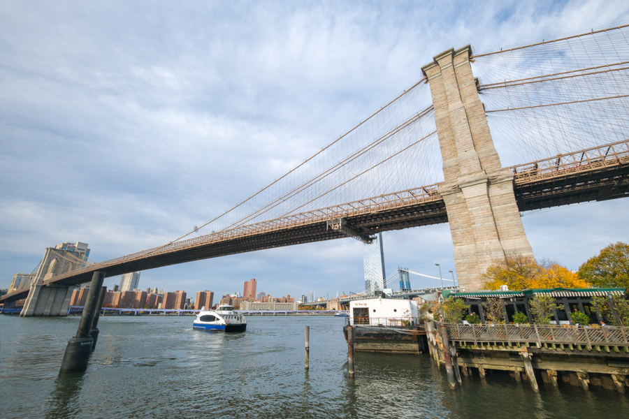 DUMBO view of the Brooklyn Bridge