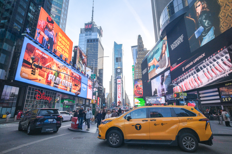 Times Square in New York City