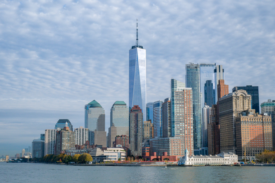 Downtown Manhattan skyline in New York City